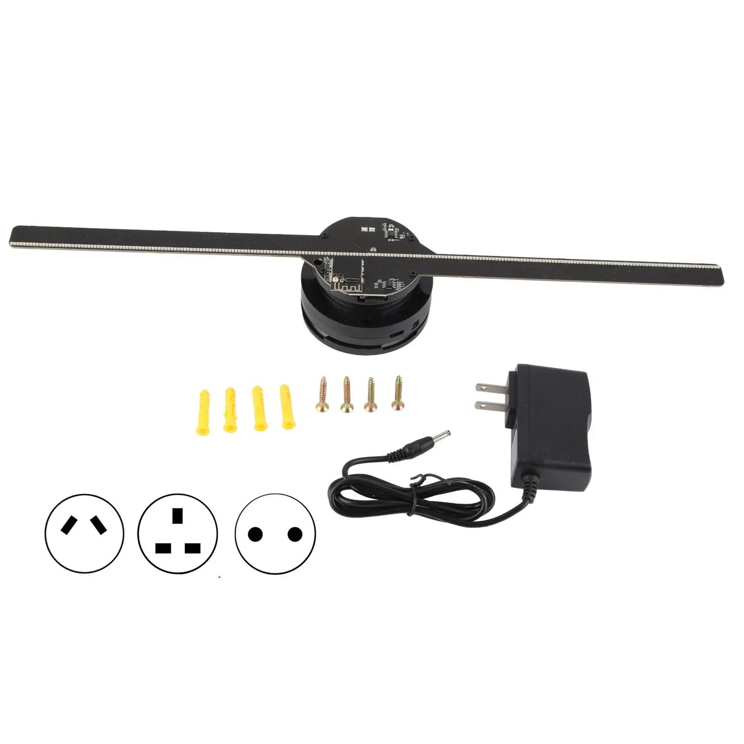 3D Hologram Fan 224 LED Light